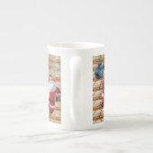 Kerstmoker, Sinterklaas Porselein Kop (Achterkant)