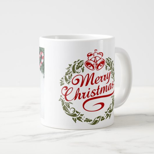 kerstMokken Extra Grote Beker (Voorkant rechts)