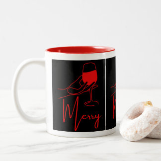 Kerstmokken Tweekleurige Koffiemok