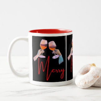 Kerstmokken Tweekleurige Koffiemok