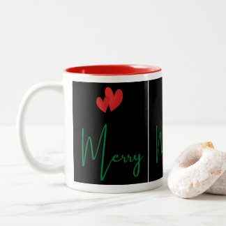 Kerstmokken Tweekleurige Koffiemok