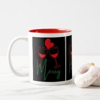 Kerstmokken Tweekleurige Koffiemok