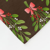 Kerstmoppen - fleece deken (Hoek)