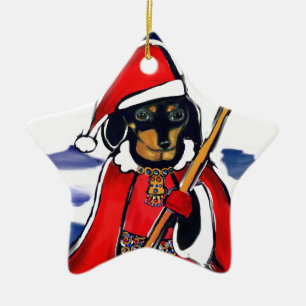 KERSTMOPPENTJE KERAMISCH ORNAMENT