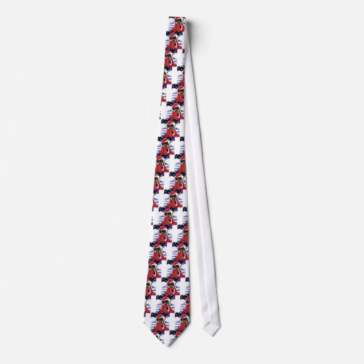 KERSTMOPPENTJE STROPDAS (Voorkant)