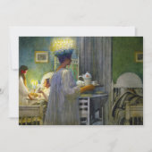 Kerstmorgen, de feestdag van Saint Lucy Kaart (Voorkant)