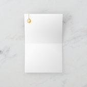 Kerstmorgen fiets Dank je wel Bedankkaart (Binnen)