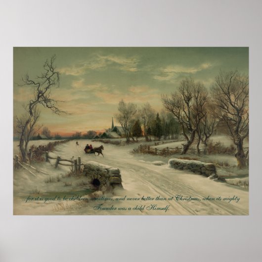 Kerstmorgen - Poster #2 (Voorkant)