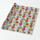 Kerstmoss Wrapping Papier (Uitgerold)