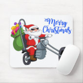 kerstmotor santa muismat (Met muis)