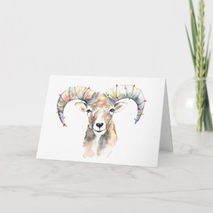 Kerstmufflon Kaart