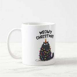 Kerstmug met Meowy Koffiemok