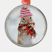 kerstmug metalen ornament (Voorkant)