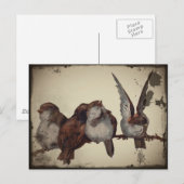 kerstmuggen feestdagenkaart (Voorkant / Achterkant)