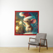 Kerstmuis 1 wandkleed (In situ)