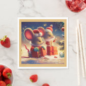 Kerstmuis 3 servet (Insitu)