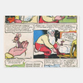  kerstmuis cartoon inpakpapier vel (Voorkant 2)