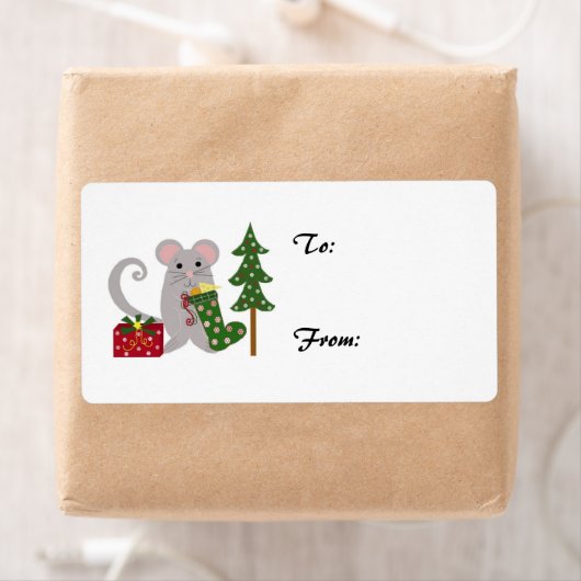 kerstmuis etiket (Insitu)