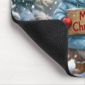 Kerstmuis in Winterwoud Muismat (Hoek)