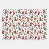 kerstmuis inpakpapier vel (Voorkant)