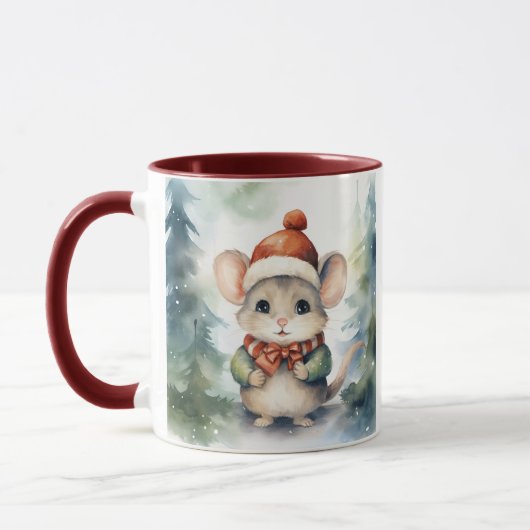 Kerstmuis Mok (Links)
