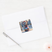 Kerstmuis Stickers (Envelop)