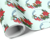 Kerstmuiskrans Cadeaupapier (Rol Hoek)