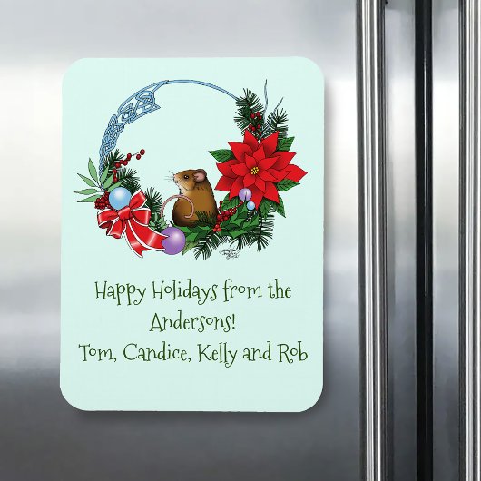 Kerstmuiskrans Magneet