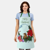 Kerstmuiskrans Schort (Gedragen)