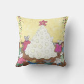 kerstmuiskussens kussen (Achterkant)