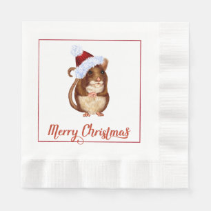 Kerstmuispapier Napels Servet