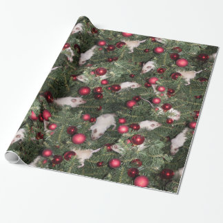 Kerstmuiswrapppapier - Big Print Cadeaupapier