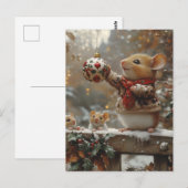 Kerstmuizen Briefkaart (Voorkant / Achterkant)
