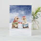 kerstmuizen met warmtecacao (Staand voorkant)