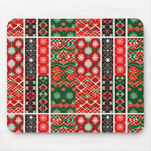 kerstmuizenmat muismat (Voorkant)