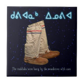 kerstmukluks tegeltje (Voorkant)