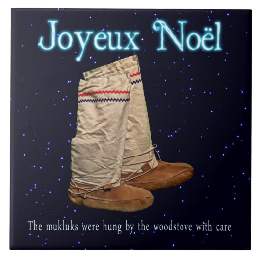 kerstmukluks tegeltje (Voorkant)