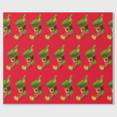 Kerstmuts Inpakpapier (Vlak)