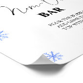 Kerstmuts - Mon-osa bar Poster (Hoek)