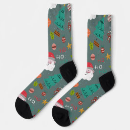 Kerstmuts Sinterklaas Sokken