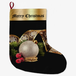 Kerstmuts uit het verleden grote kerstsok