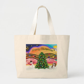 Kerstmuziek 2 - Cavalier (Blenheim F) Grote Tote Bag