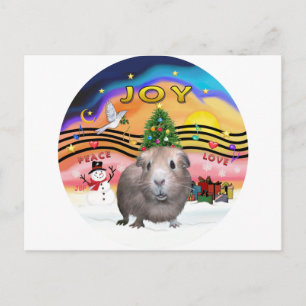 Kerstmuziek 2 - Cavia 2 Feestdagenkaart