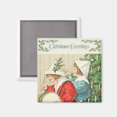 Kerstmuziek Magnet Magneet (Voorkant / Achterkant)