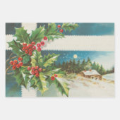  kerstmuziek zingen inpakpapier vel (Voorkant 3)