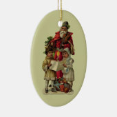 kerstmuziek zingen keramisch ornament (Rechts)