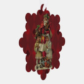  kerstmuziek zingen ornament kaart (Rechts)