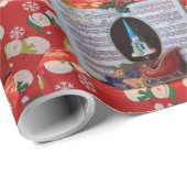 Kerstmuziekdoos Cadeaupapier (Rol Hoek)