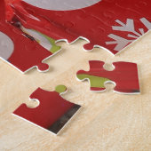 Kerstmuziekdoos Puzzle Legpuzzel (Zijkant)