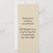 Kerstmuzikant Angels, renaissance Kaart (Achterkant)